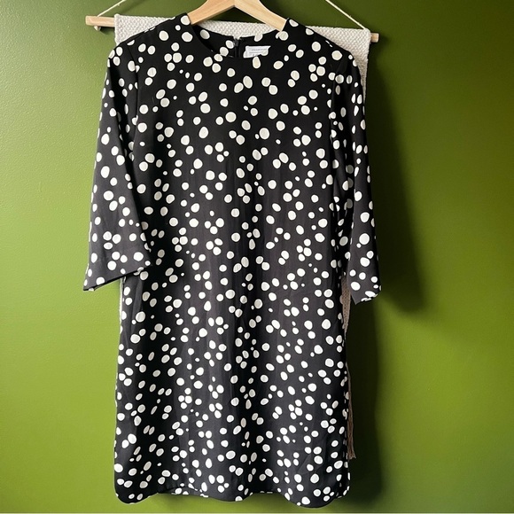 & Other Stories Black Polka Dot Sheath Dress size 6 - Picture 2 of 10